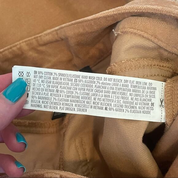 ❗️NEW❗️Forever 21 Brown Suede Ankle Jean Size XS - Picture 7 of 12